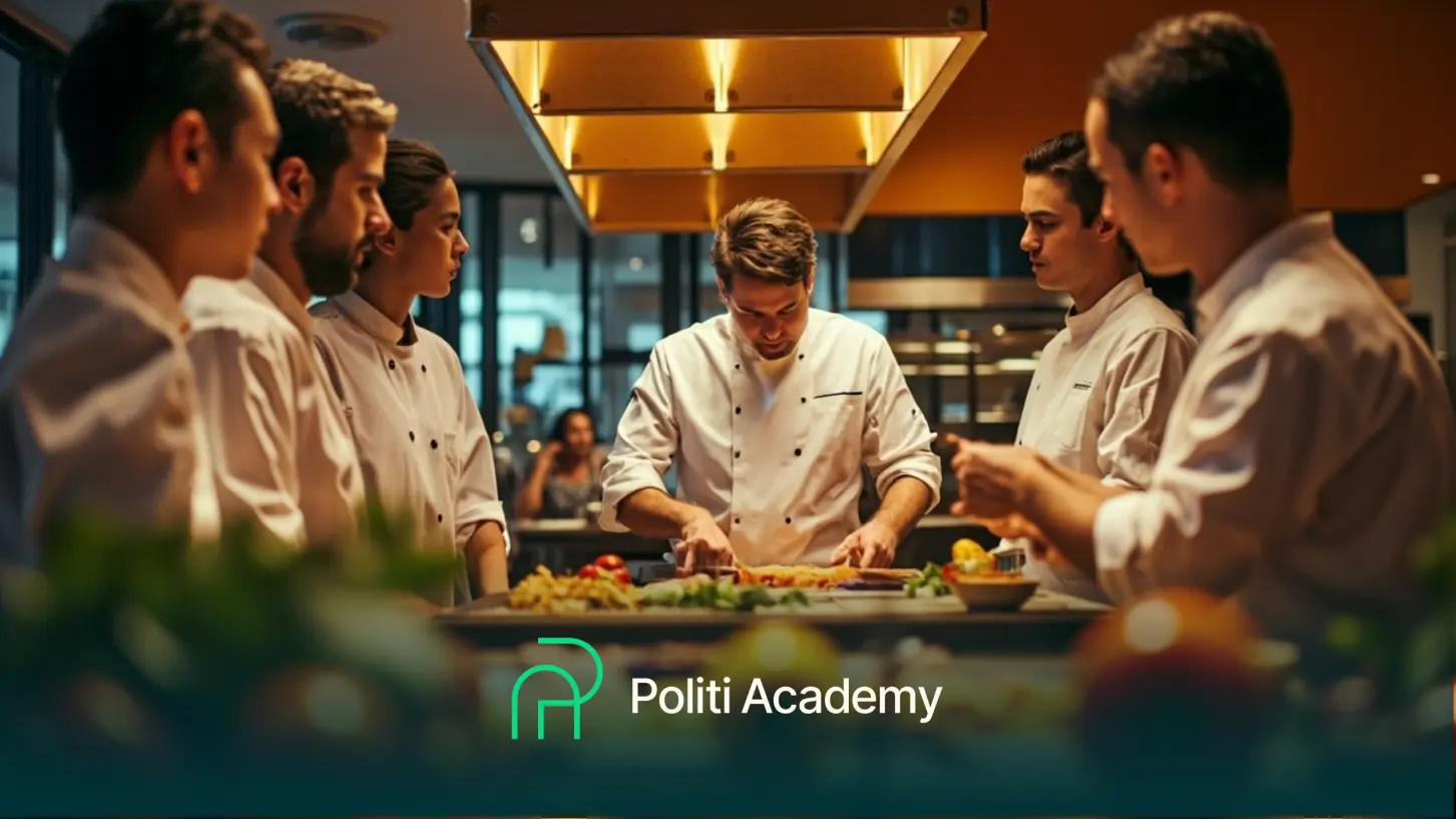 Treinamento da equipe serviço e experiência vegana de excelência